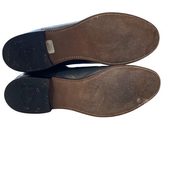 Diamond J Mens Leather Cowboy Boots Gray Size 9.5D Western Style Made In Mexico - Picture 5 of 14